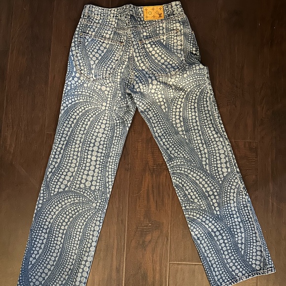 VERY RARE! Louis Vuitton Collection Yayoi Kusama Denim Jacket and Pants. - Picture 3 of 9